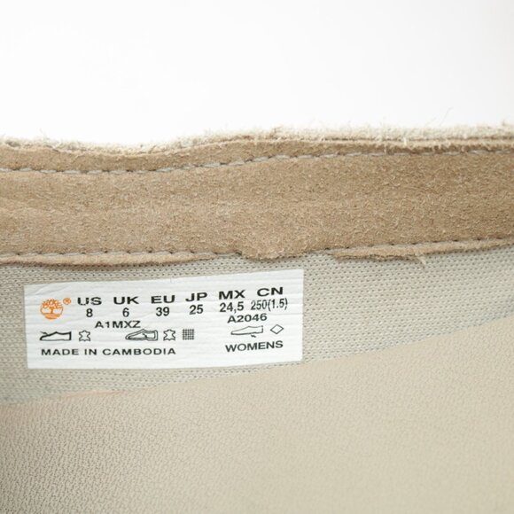 Timberland Women Paxton Hill Slip On Shoe Size 8 Tan Suede Crepe Platform Loafer - Picture 13 of 15